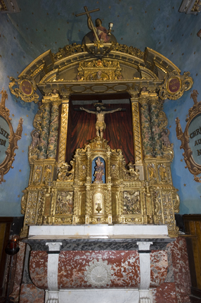 RETABLE DU CHRIST ET TABERNACLE  F.BRUN