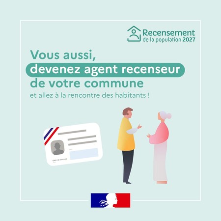 DEVENEZ AGENT RECENSEUR DE LA COMMUNNE