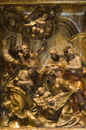 L'ADORATION DES BERGERS  F.BRUN