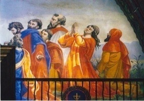 Peintures murales (XIX) de Lo Polge  F.BRUN