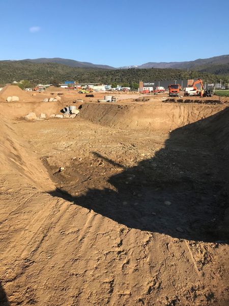 Bassin de retention recuperation pluvial