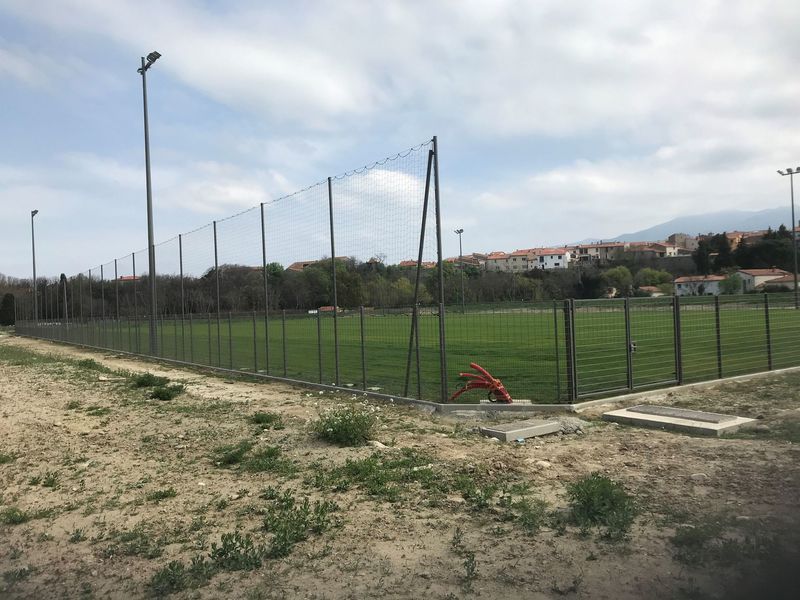 Cloture terminee +pare ballon