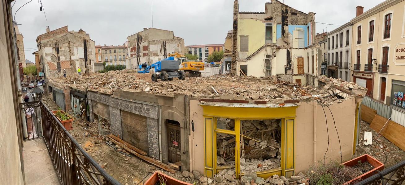 Demolition - operation coeur de ville