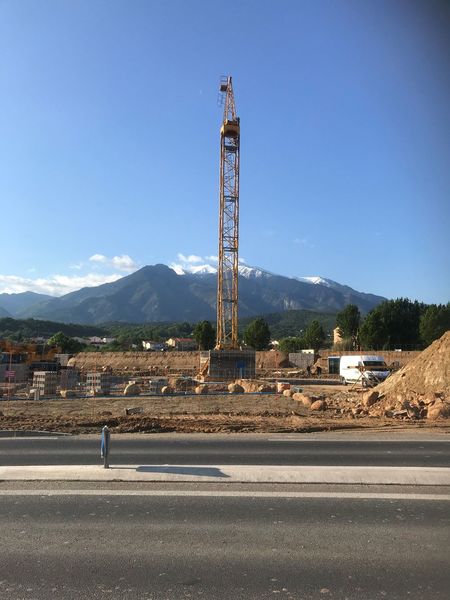 montage grue pour gros oeuvre