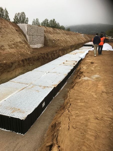 pose casiers pluvial