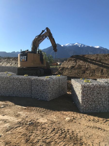 pose de gabions