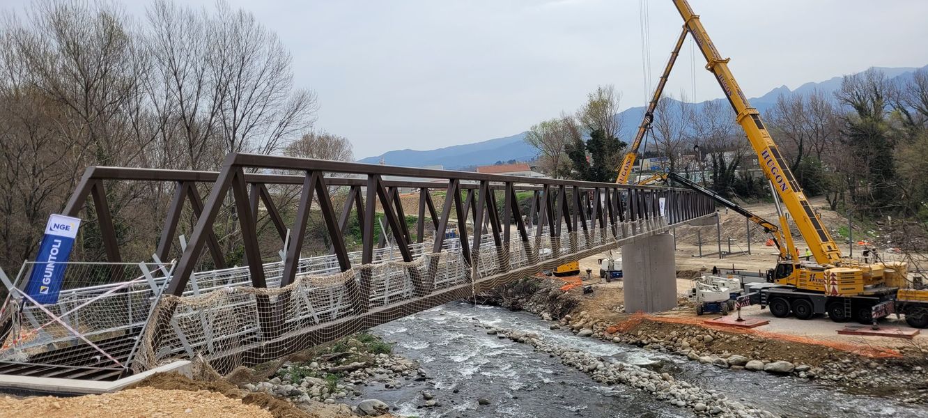 POSE PASSERELLE 18